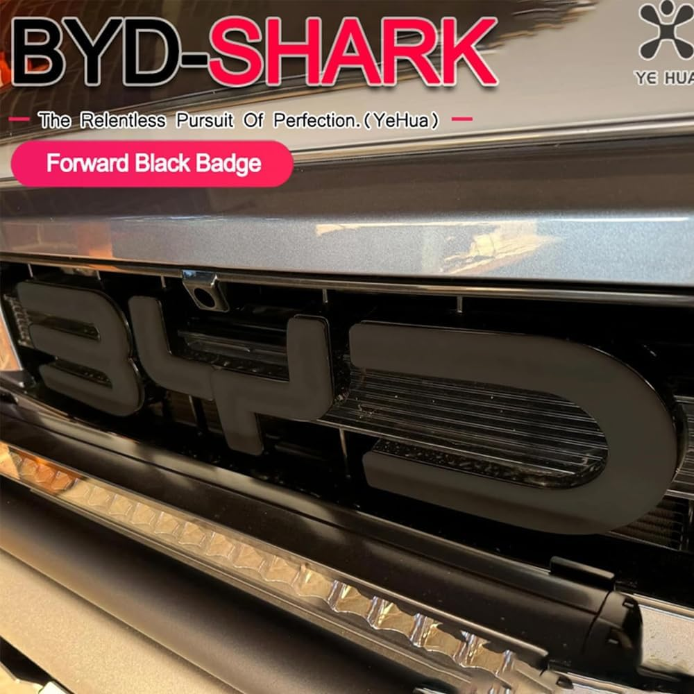 MCRACING BYD Shark 6 Pickup Front Trunk Logo Sticker Cover Emblem Badge Decals for BYD Shark 6 image number 5