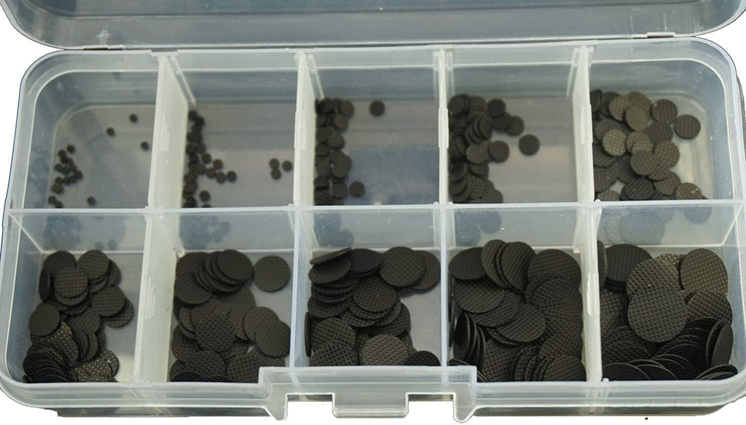 (Pack of 100) 1.5Mm~10Mm，Replacement Repair Rubber Conductive Button Pad Keypads Kit，Buttons Repair Replacement Part, for IR Remote Control, Xbox Playstation PS4 Switch Pro Game Controller