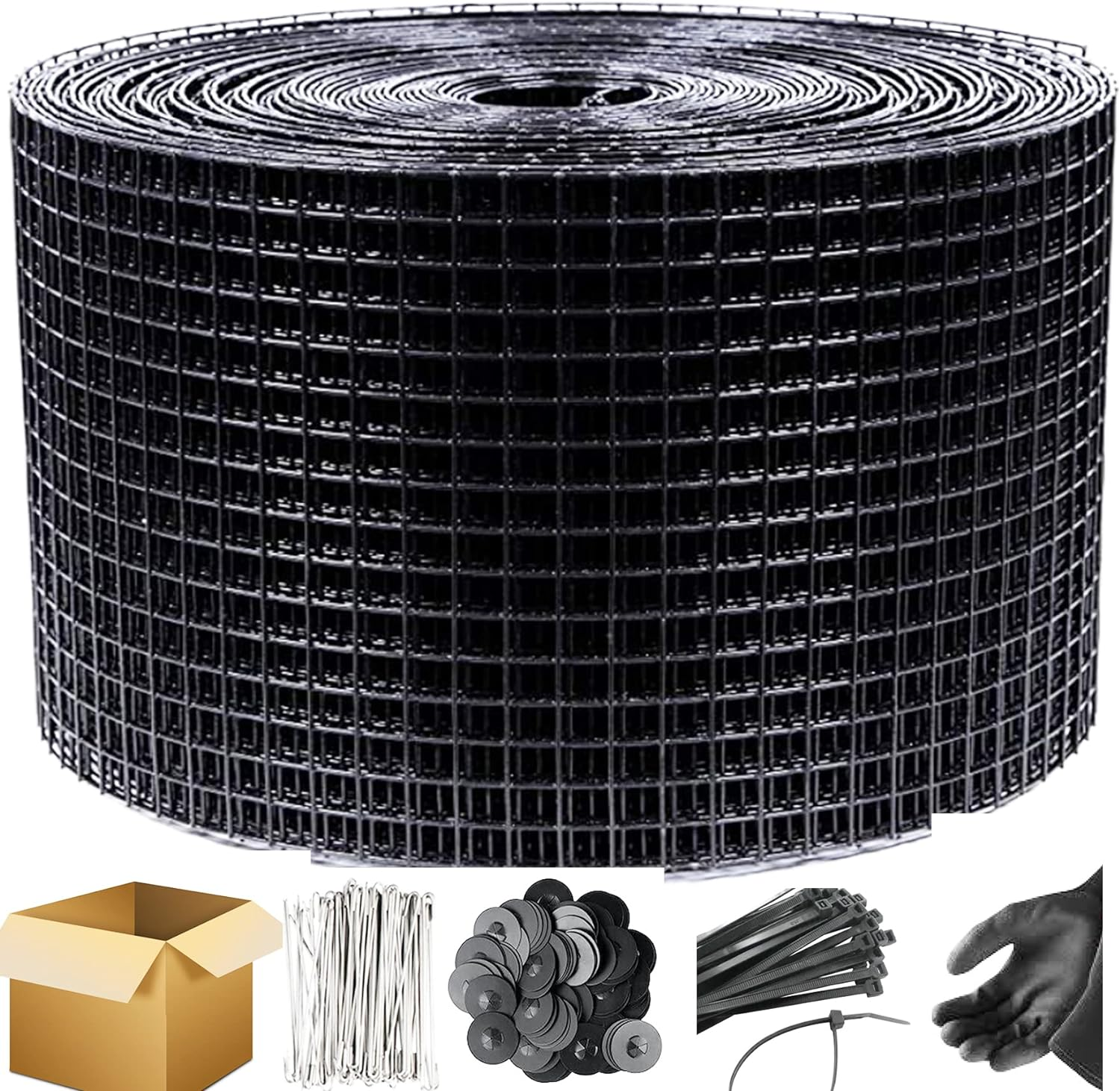30 Meters Solar Panel Bird Proofing Kit PVC Coated Stainless Steel Mesh & Aluminium Fasteners image number 3