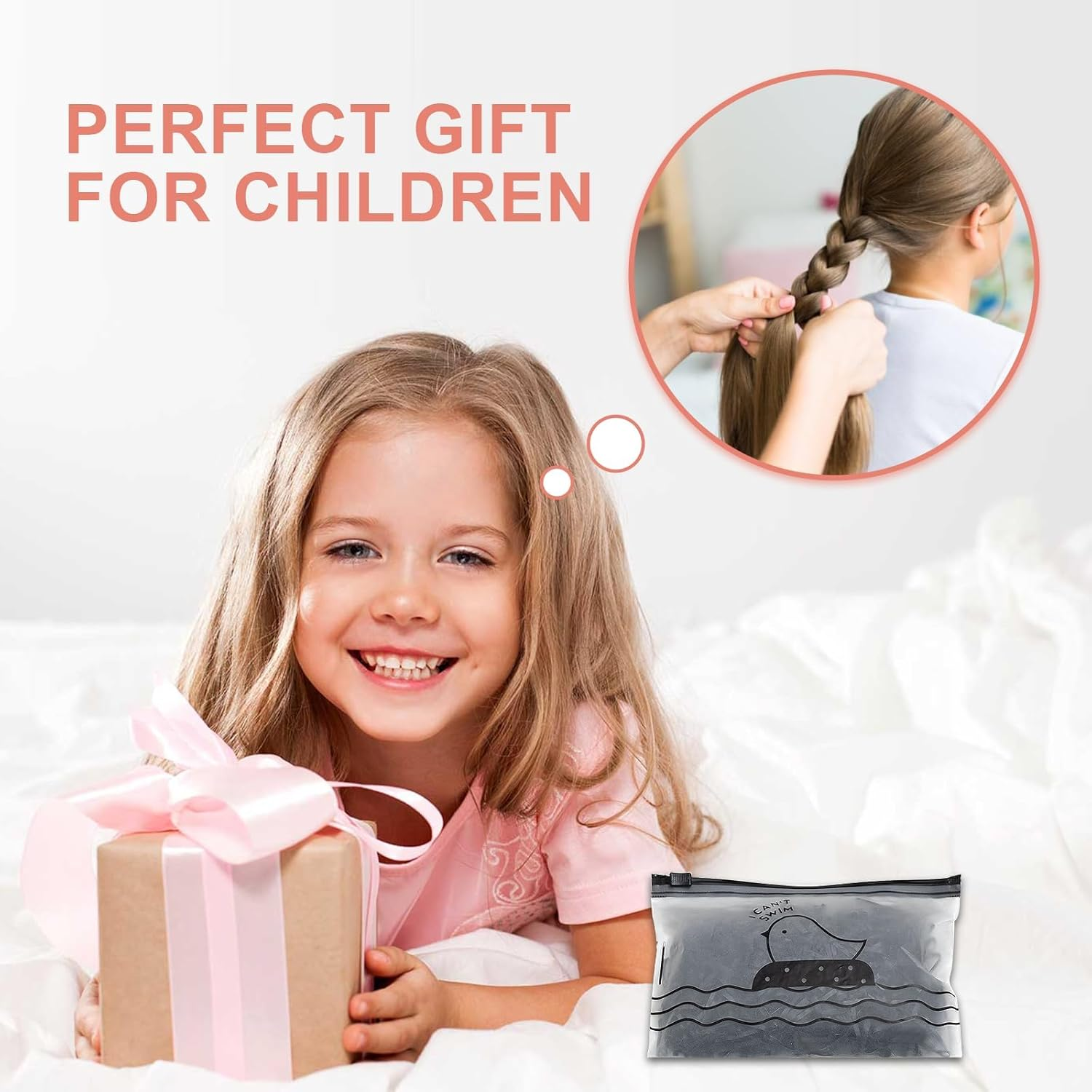 500PCS Small Black Hair Rubber Bands - Mini Seamless Elastic Hair Ties for Babies, Girls, Women - Ideal for Various Hairstyles image number 6