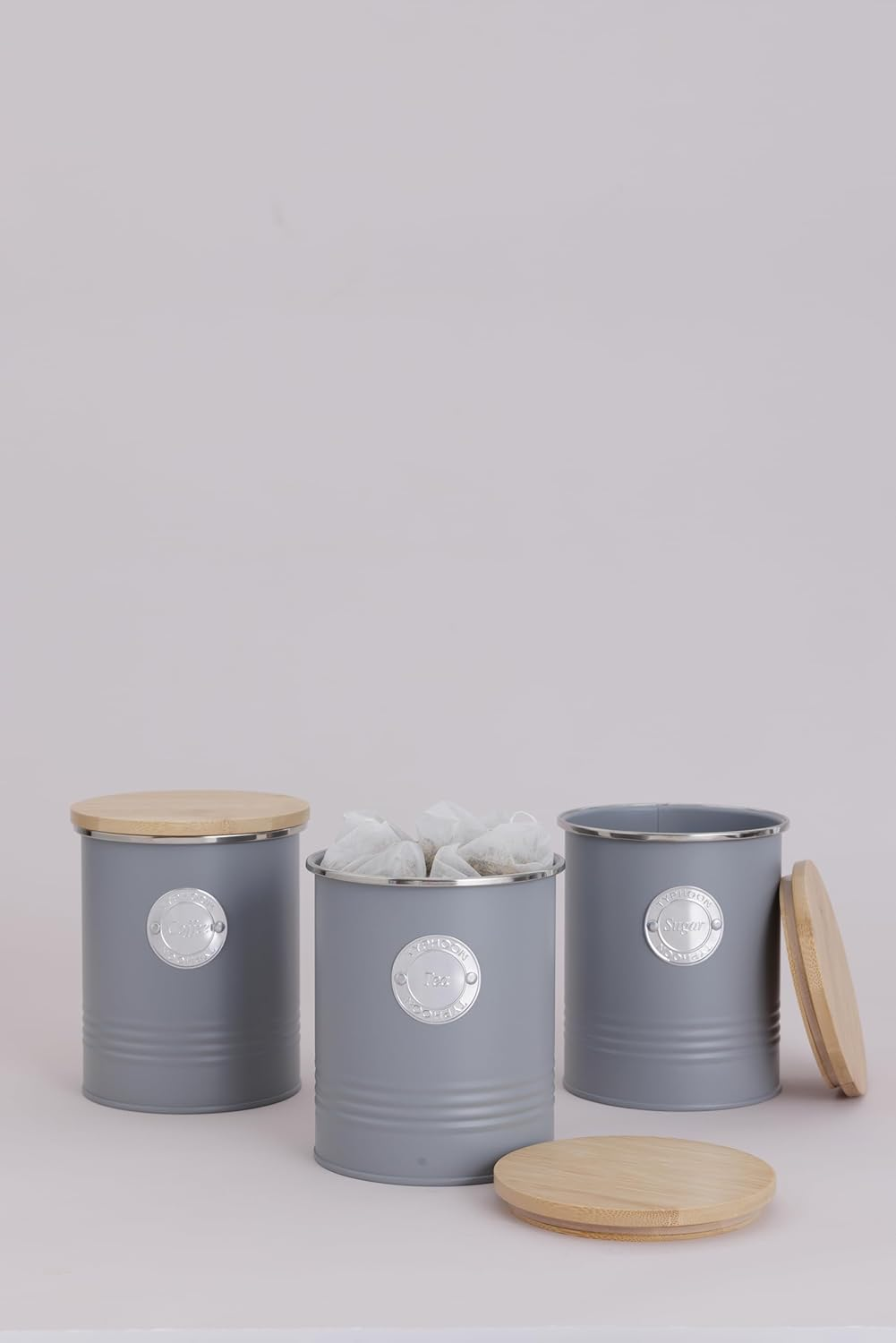 Typhoon Living Sugar Canister, Grey, 1400.733V, 1 Litre image number 3