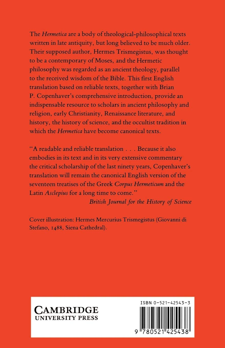 Hermetica: the Greek Corpus Hermeticum and the Latin Asclepius in a New English Translation, with Notes and Introduction image number 3