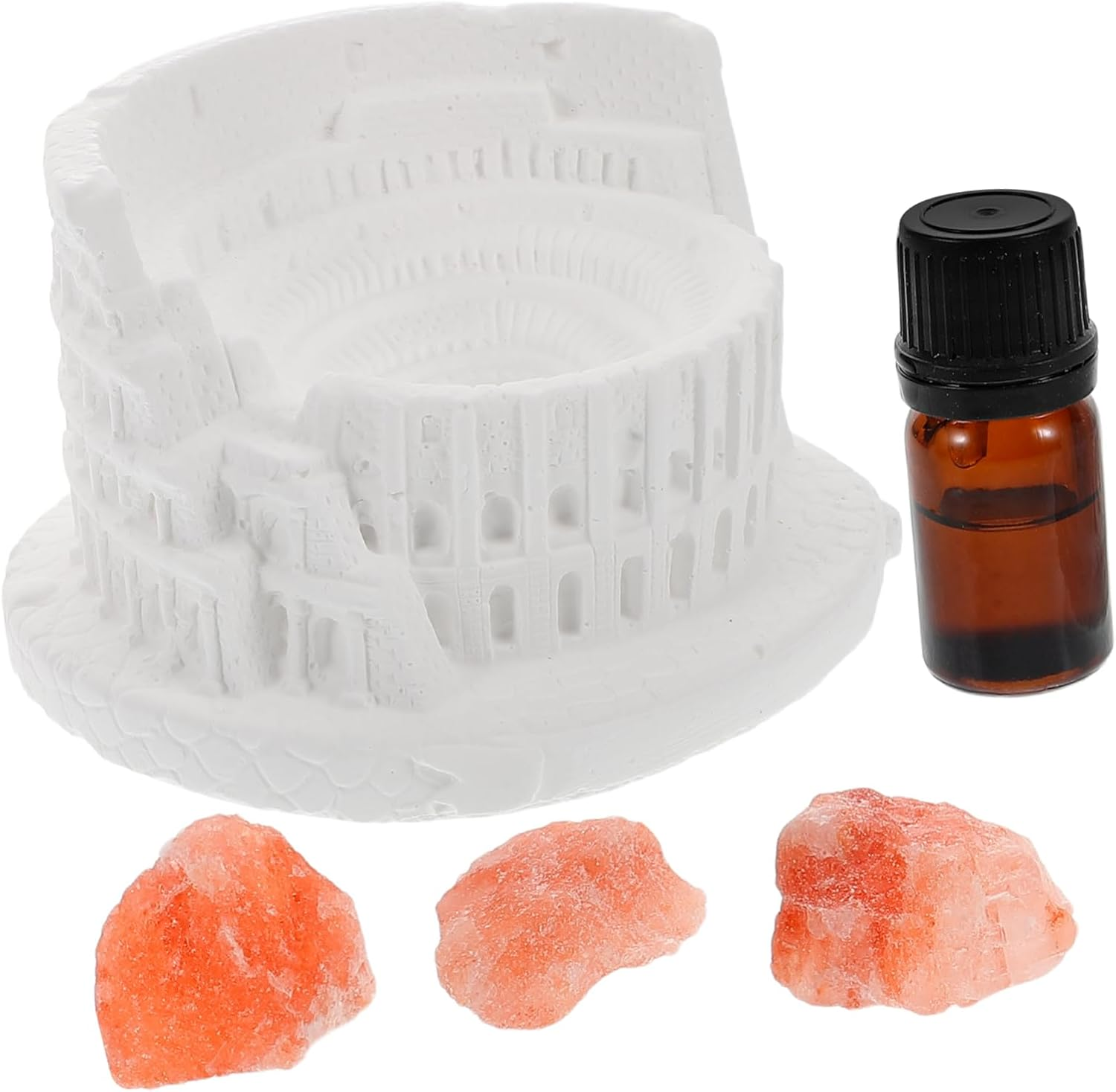 FOMIYES 1Set Salt Crystal Aromatherapy Diffuser Stone for Home Office and Car Handmade Fragrance Stone for Relaxation and Calming Ambiance image number 6