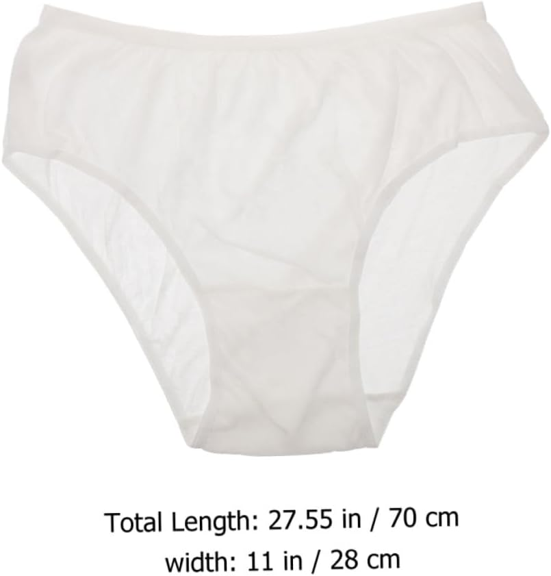 5Pcs Disposable Cotton Maternity Briefs Elastic Breathable Underwear for Women Postpartum Travel Comfortable Portable Female Accessory Soft Cotton image number 5