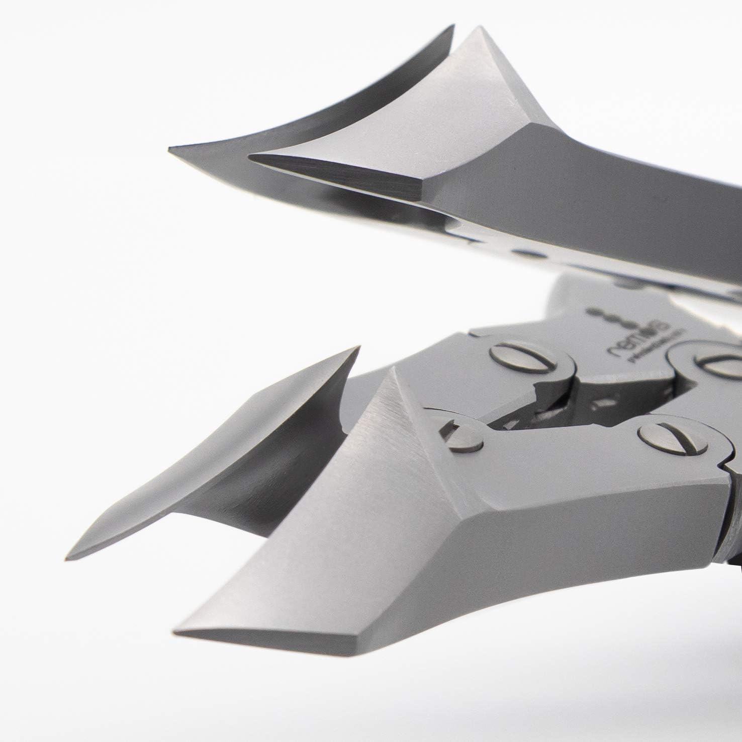 REMOS Professional Nail Clippers/Head Cutter with Two Tips, Stainless Steel, 16 Cm Length