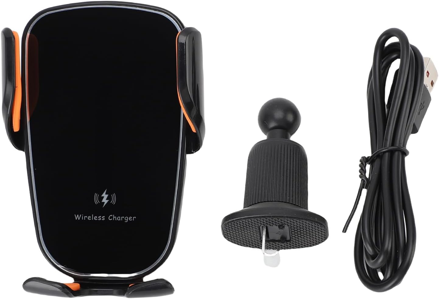 Eosnow Wireless Car Charger 15W Fast Charging Auto Sensor Smartphone Holder Adjustable Viewing Angles Car Mount Compatible with Iphone Samsung Galaxy All 4.7 to 7.2 Inch Phones image number 2