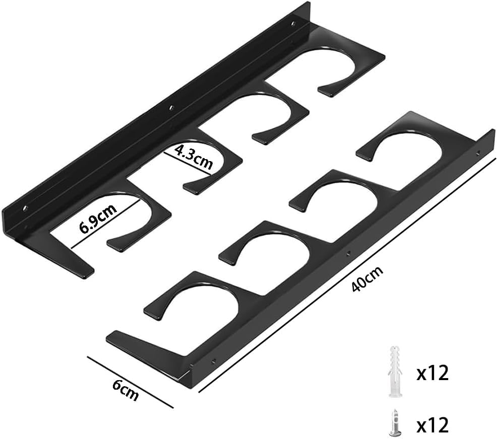 Horizontal Fishing Rod,4 Pack Fishing Rod Holder,Wall Mounted Brackets,Fishing Pole Display Stand,Hanging Storage Rack, for Garage,Wall, Ceiling image number 3