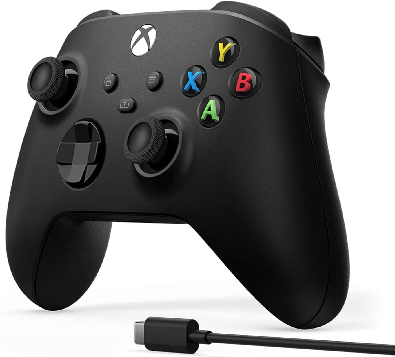 XBOX Wireless Controller with USBC Cable - Black image number 1