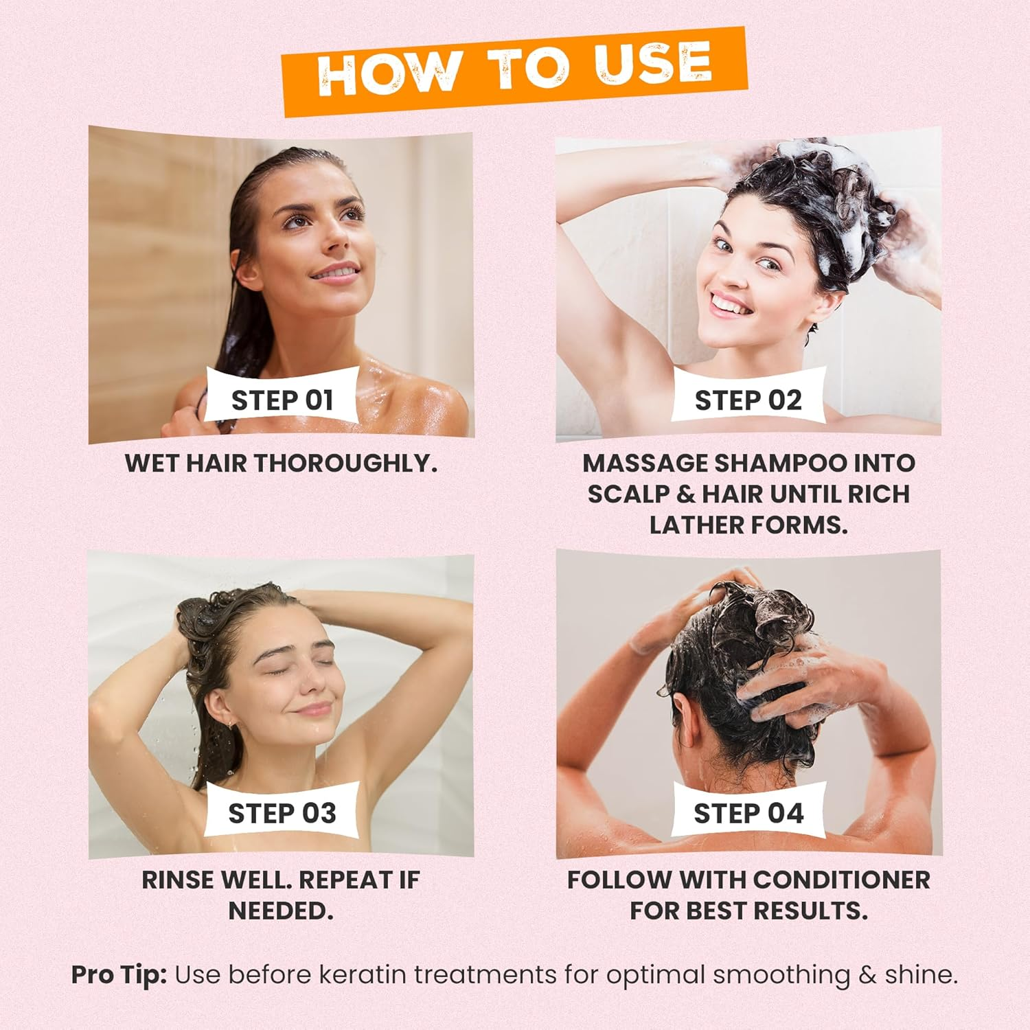 Herbishh Clarifying Deep Cleansing Shampoo (16.91 Fl Oz) Shampoo for Oily Hair & Build Up, Oil Control Cleanser for Women, Color Safe Formula for Curly & Color Treated Hair image number 6