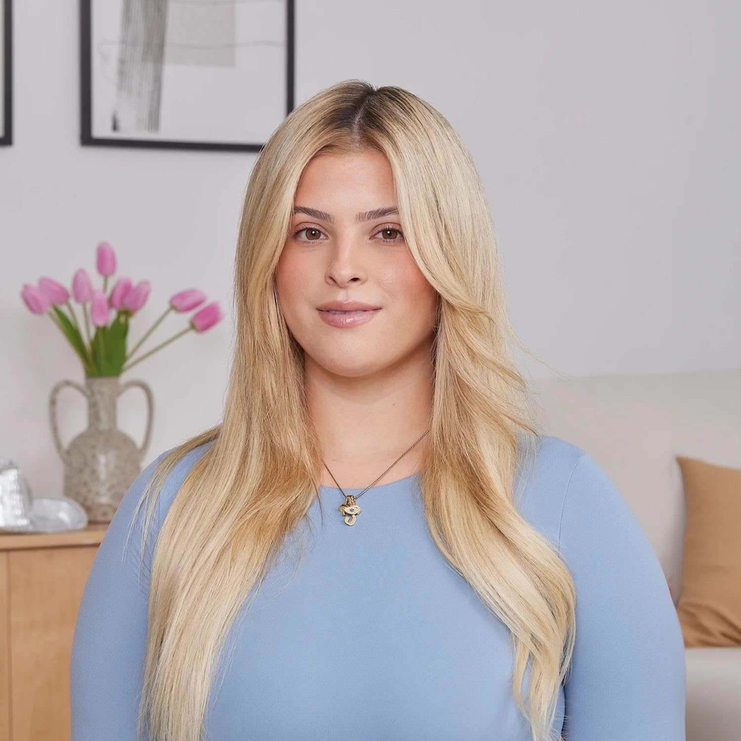 Mane BRB 33Mm (1.3") Ceramic round Hair Brush - round Blowout Brush for Shoulder Length Hair or Longer - Increases Hair Shine and Helps with Frizz Control - Made with an Ergonomically Designed Handle image number 5