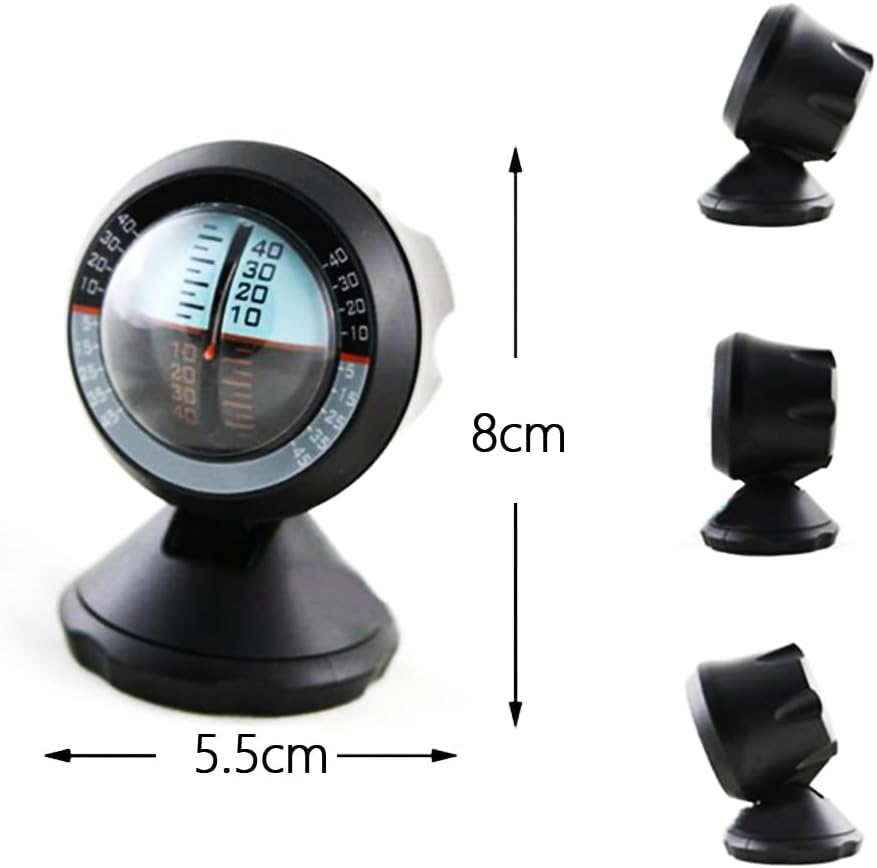 Car Inclinometer Level Tilt Gauge Indicator Gradient Balancer Tool for Off-Road Vehicle and Self-Driving Travelling Supplies image number 6