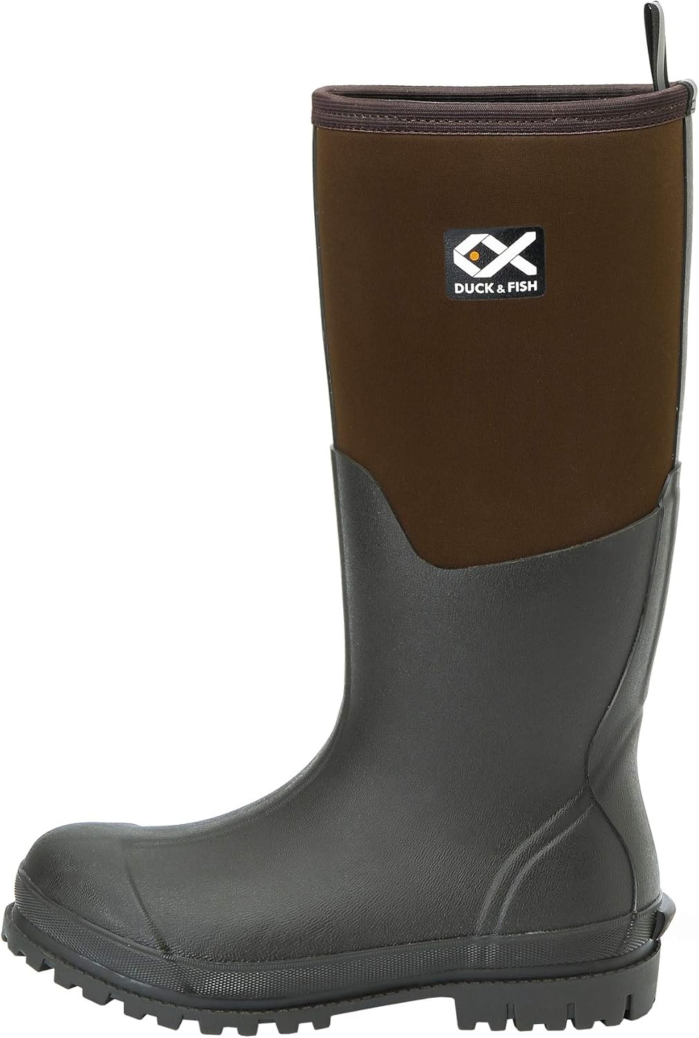 Duck and Fish 16" Fishing Hunting Neoprene Rubber Molded Outsole Knee Boot image number 4