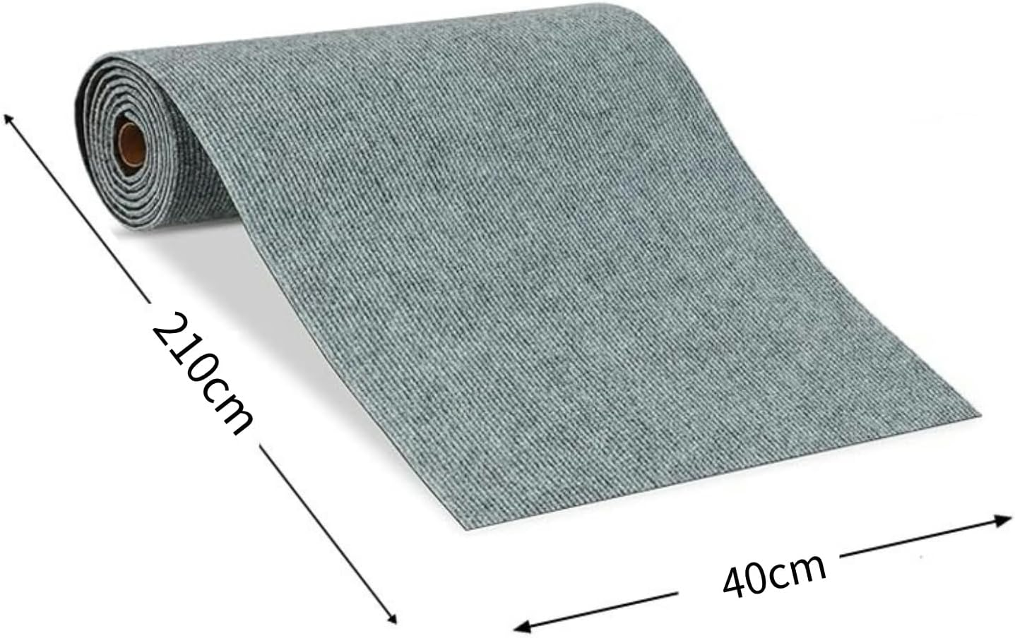 Self-Adhesive Scratching Mat Cats, Scratching Boards Cat Wall, Adjustable. Ideal for Scratching Carpet Cats, Cat Scratching Boards, Scratching Wall (Light Grey, 50 X 100 Cm) image number 1