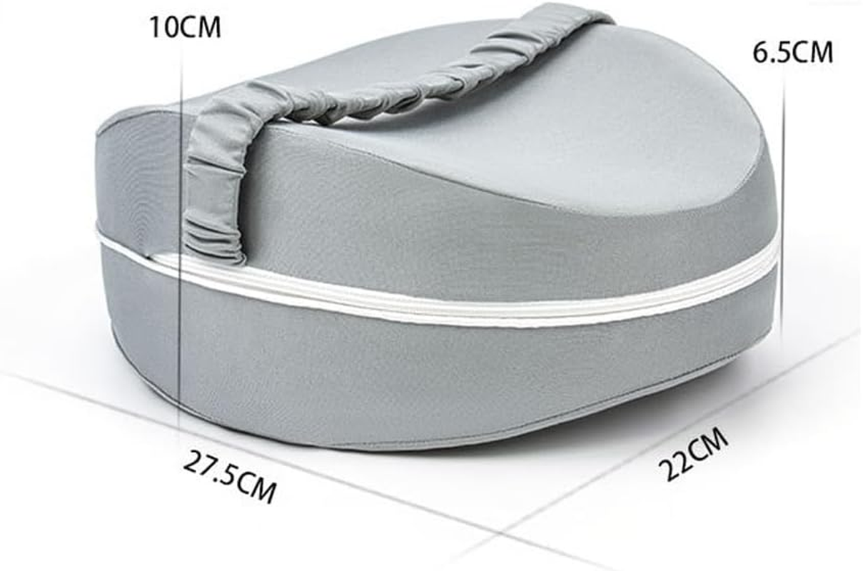Knee Pillow for Side Sleepers, Memory Foam, Cooling Comfort, Adjustable Strap, Hip and Sciatica Relief image number 4