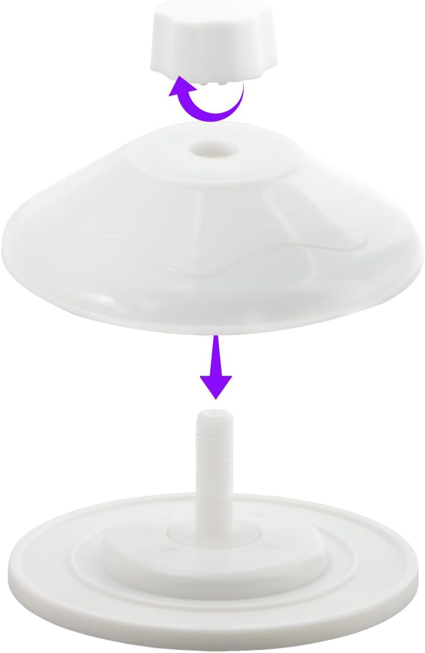 4-Pack Heavy Duty Suction Cups for Cat Window Perch - Replacement Hanger with Screw Nut for Kitty Hammock Bed and Glass Window Seat image number 2