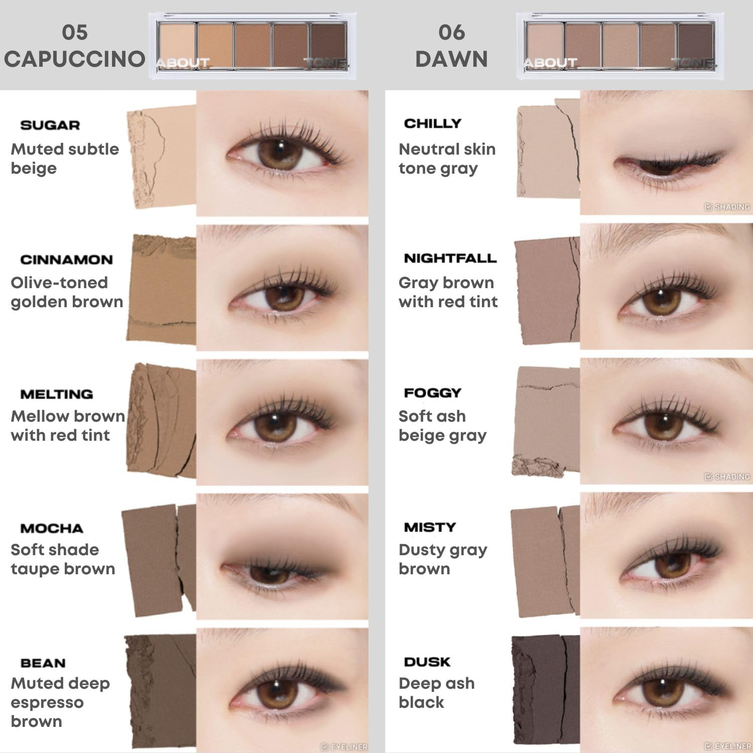 ABOUT TONE Return to Basic Shadow Palette (07 PINK MOMENT, Pack of 1) image number 2