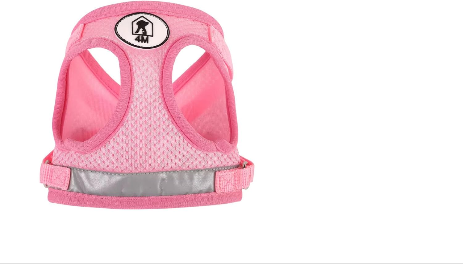 4M Pets Cats and Dogs Vest Harnesses with Leash Reflective,Dog Vest Harness, Reflective & Adjustable Harness for Small to Medium Dogs (Pink, XL) image number 1