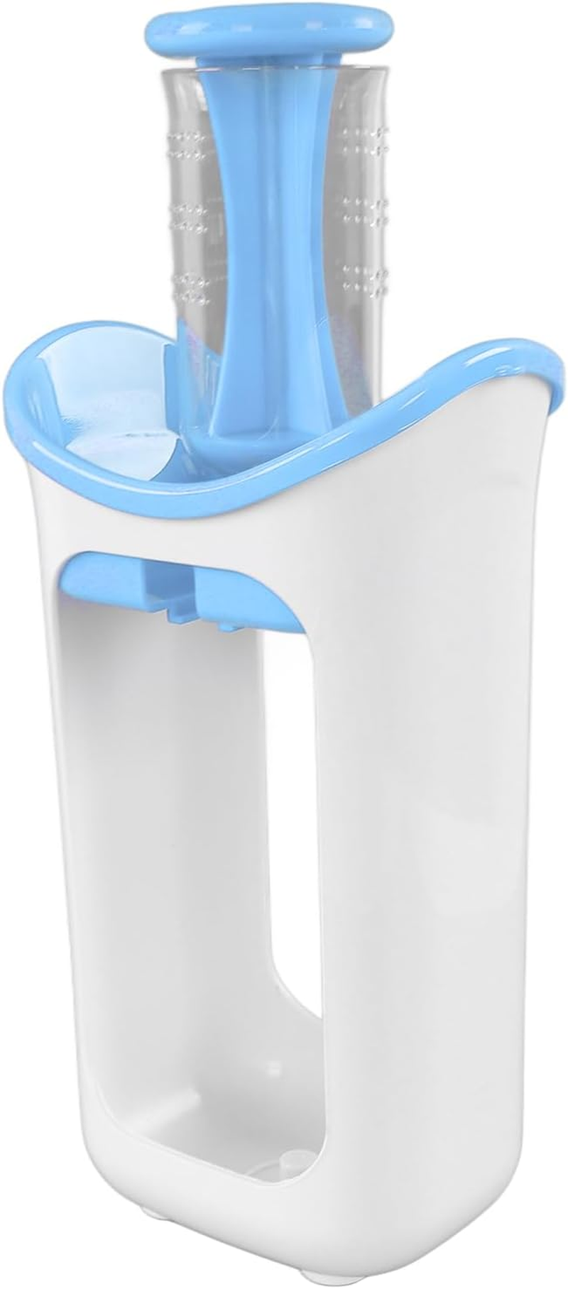 Baby Squeeze Station, Fruit Puree Infant Baby Food Maker Safe Portable Pouch Filling Station for Semi-Solid Food, for Homemade Baby Food, Home Kitchen Tools (Blue)