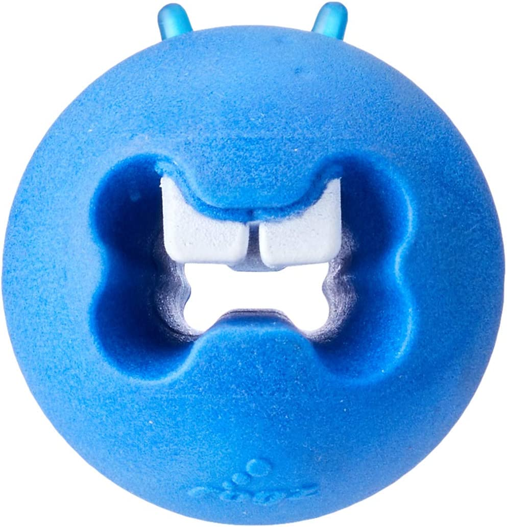 Rogz Fred Erratically Bouncing Treat Dispenser Ball Dog Toy Pink Medium