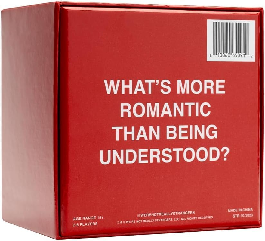 WE'RE NOT REALLY STRANGERS Couples Edition by We&rsquo;Re Not Really Strangers - Couples to Strengthen Their Relationship, 150 Questions and Wildcards for Date Night with Your Partner image number 5