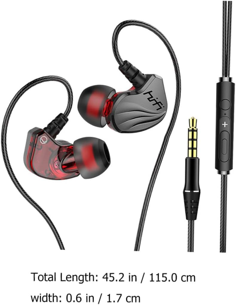 DOITOOL Wired Earphones Plug Mobile Phone Headphones Comfortable for Long Wear image number 6