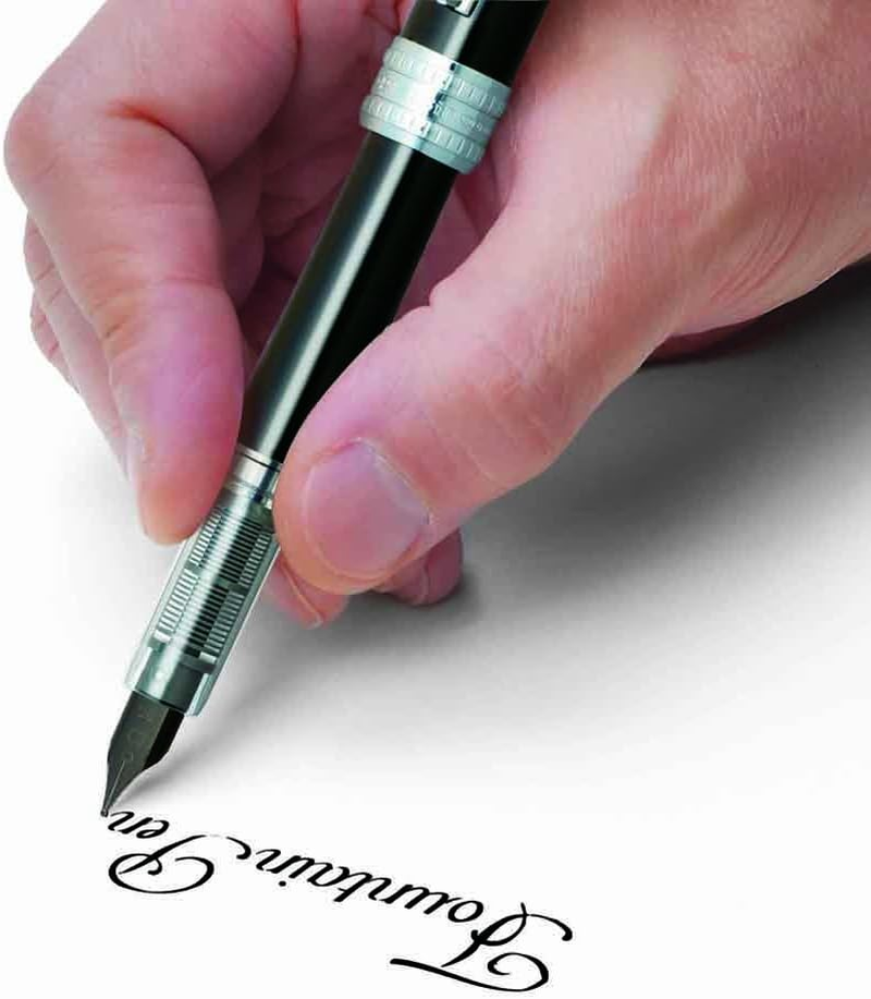 Platinum Fountain Pen, Plaisir Fine Nib, Black (PGB-1000-#1-F) image number 5