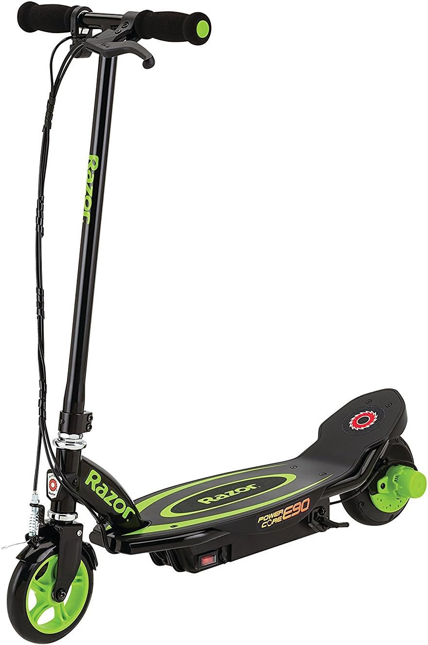 Razor Power Core E90 Electric Kids Scooter, Green image number 2