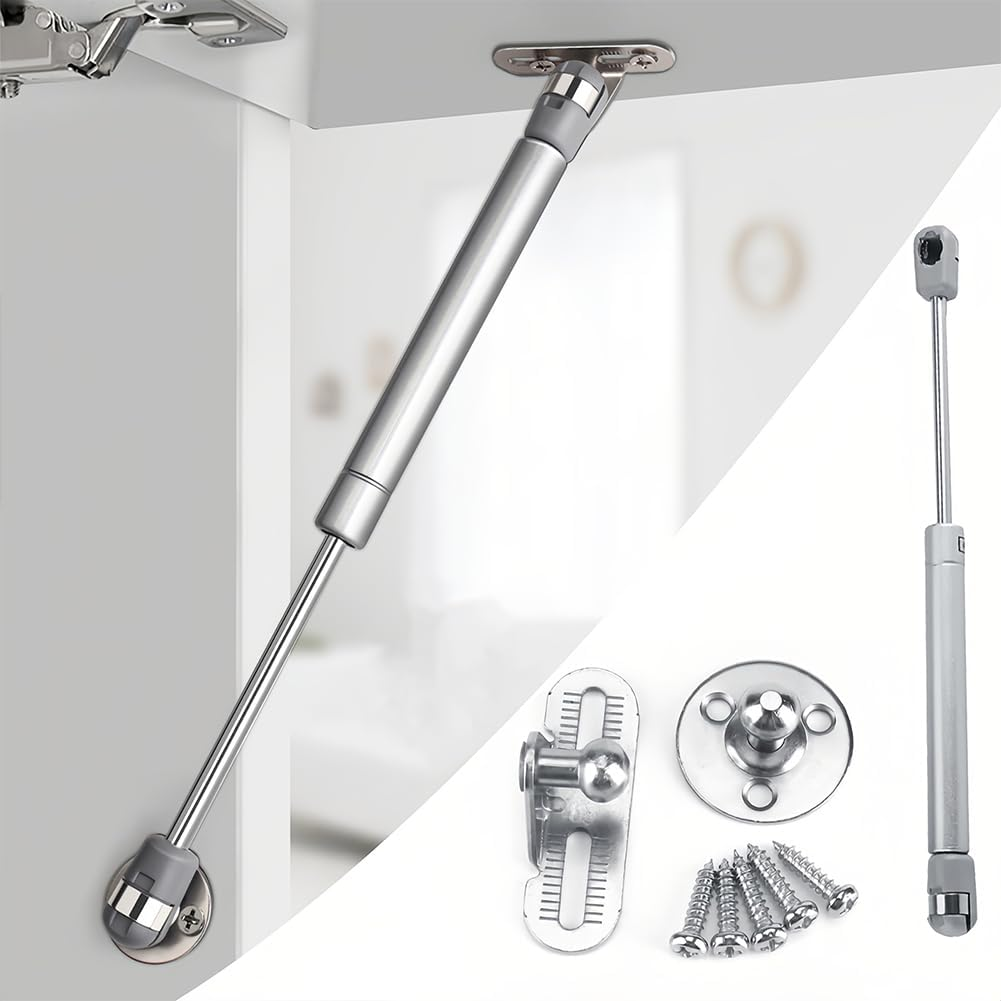 Joyzan Gas Spring, Gas Strut Lift Support Cabinet Door Pneumatic Gas Prop Struts Shock Kitchen Cabinets Toy Box Soft Close Hinges Hydraulic Supports Slow down for Heavy Duty Bed Lid Trap Floor Hatch image number 2