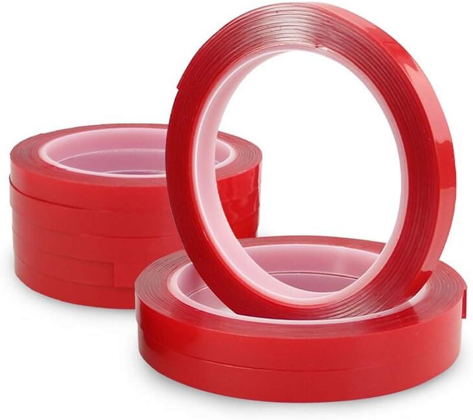 Daseeme Acrylic Sided Adhesive Sticker 10Mm 3 Meters Car Auto Tape Heavy Duty Mounting Tape Clear Weatherproof Heat Resistance Industrial Outdoor Tape image number 2