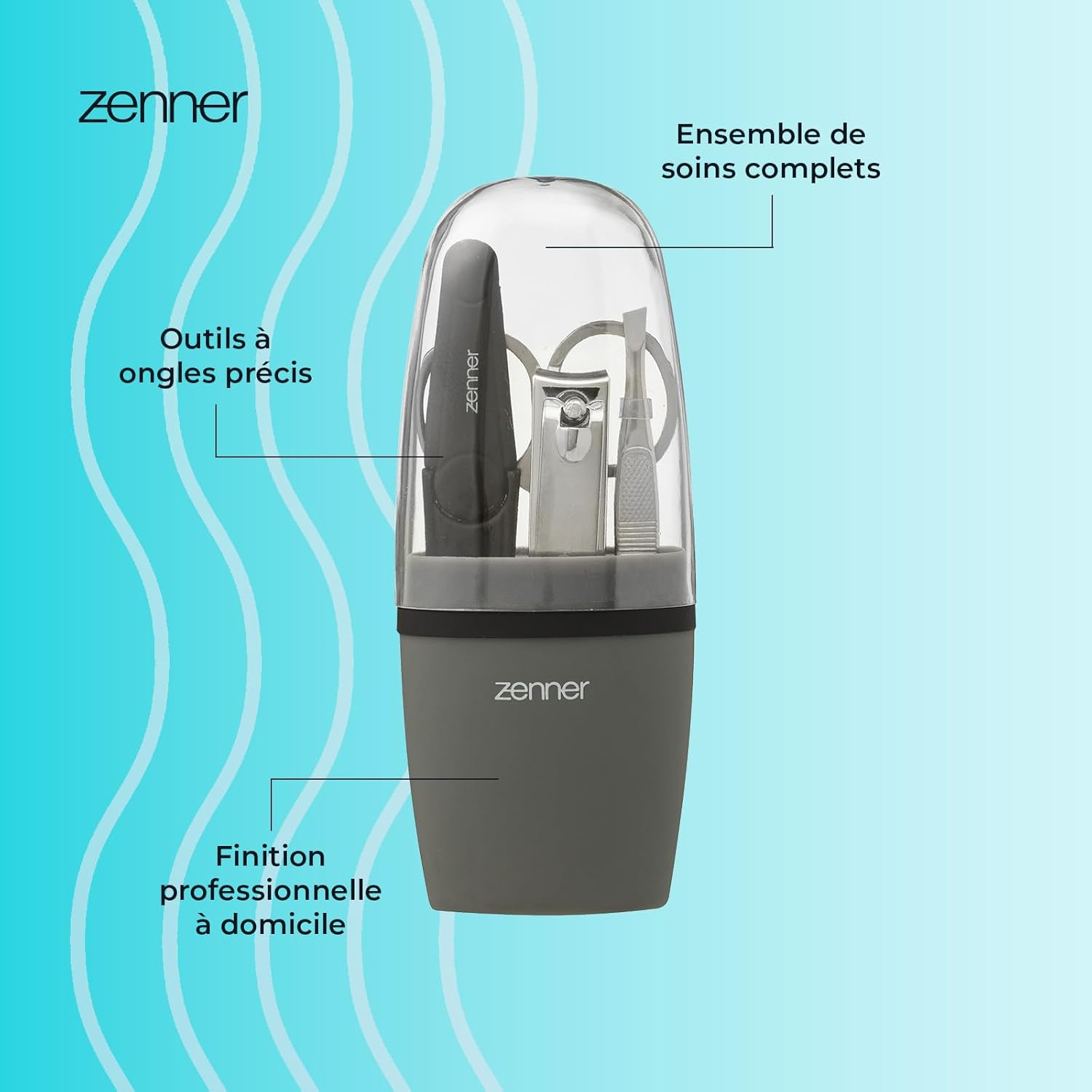 Zenner Manicure Set - Professional Nail Care Kit for Perfect Nails and Natural Beauty image number 3