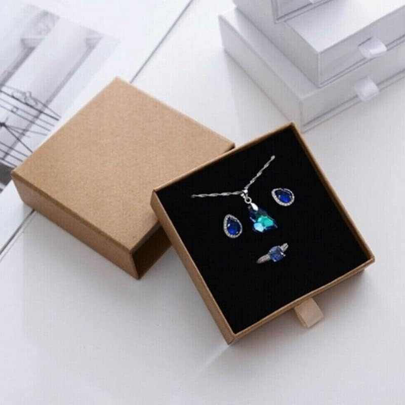 1-10PCS Jewellery Gift Boxes Necklace Ring Bracelet Bangle Earring Cardboard Box image number 1
