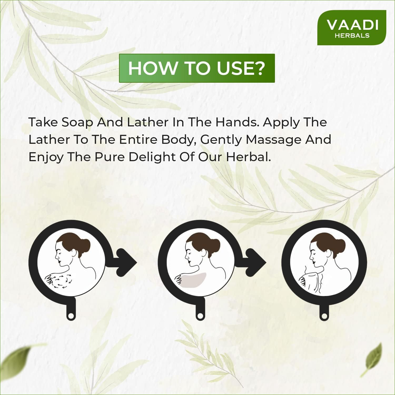 Vaadi Herbals Perky Peach Soap 6X75G image number 4