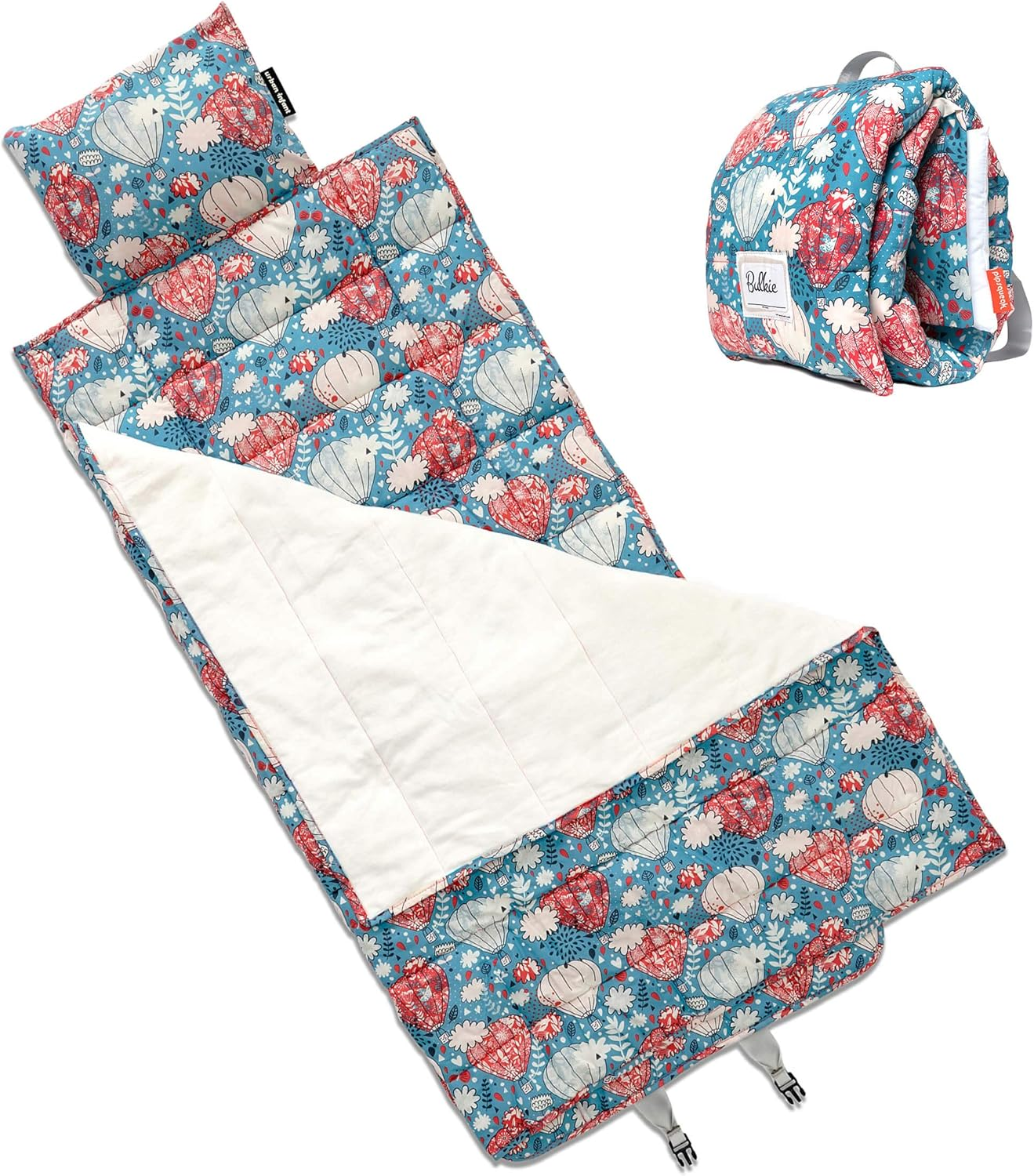 Urban Infant Bulkie Toddler Nap Mat - Sleep Mat for Kids Daycare and Preschool - Folds up to Carry on Back