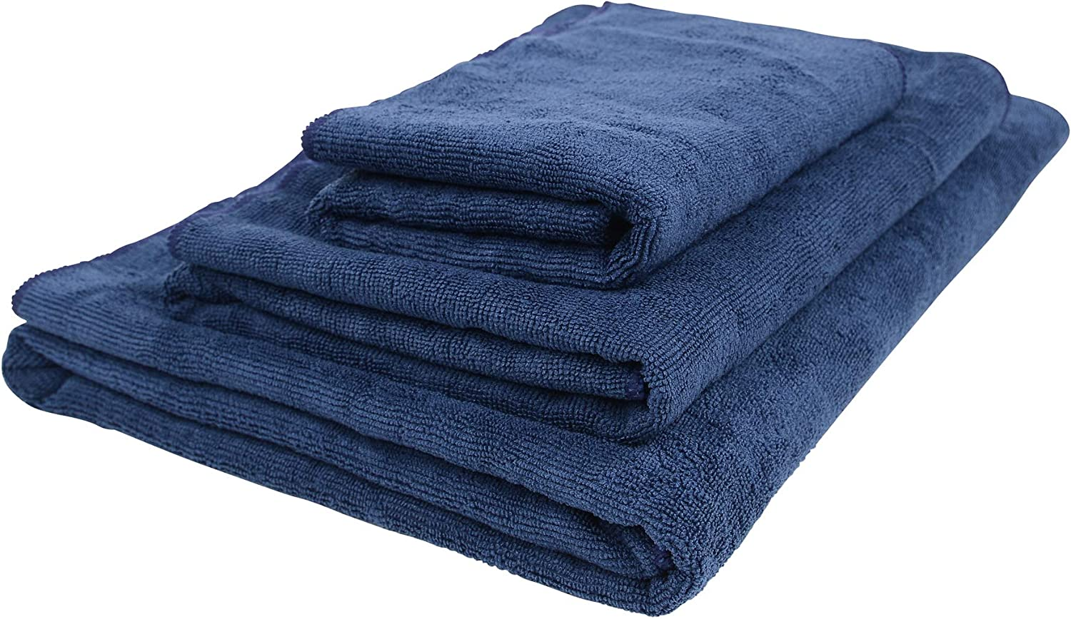 Microfibre Sport/Gym Towel &ndash; Fast Absorbent and Super Light. Our Towel Is Perfect for a Multitude of Outdoor/Indoor Uses Including Traveling, Beach, Yoga, Gym. S/M/L Available (Medium, Blue)