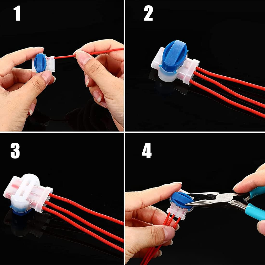 LINXIU Cable Connector for Robotic Lawnmower, Waterproof Connection Terminals, Cable Clamps with Gel Filling, Cable Connector for Lawnmower, Automower, Pack of 22 image number 6