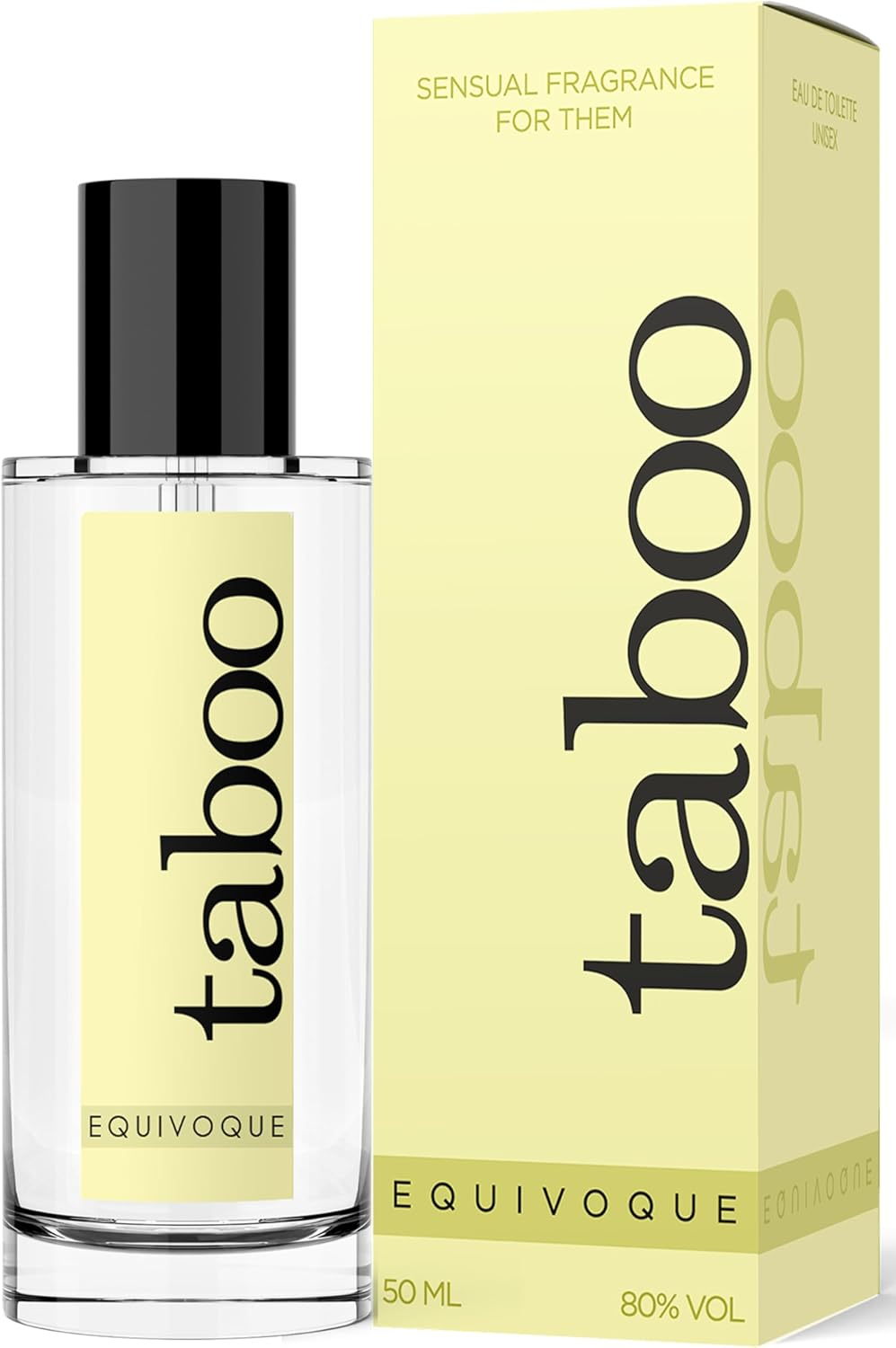 Taboo Equivoque Unisex Pheromones Perfume for Man and Women to Attract the opposite Sex Long Lasting Cologne Men Perfume Excitante Con Feromonas Spray Unisex Para Mujer Y Hombre 50Ml image number 4