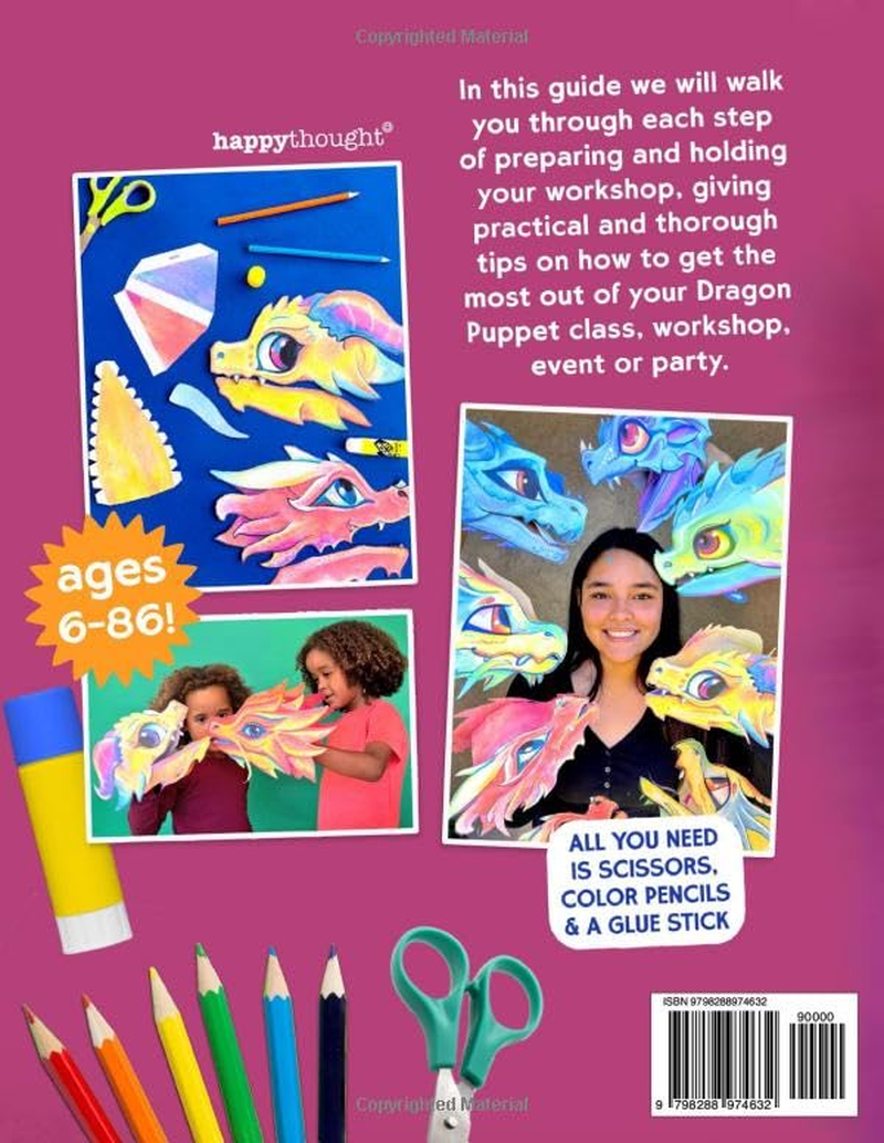 How to Run a Dragon Puppet Workshop: Includes 4 Dragon Puppet Templates! image number 1
