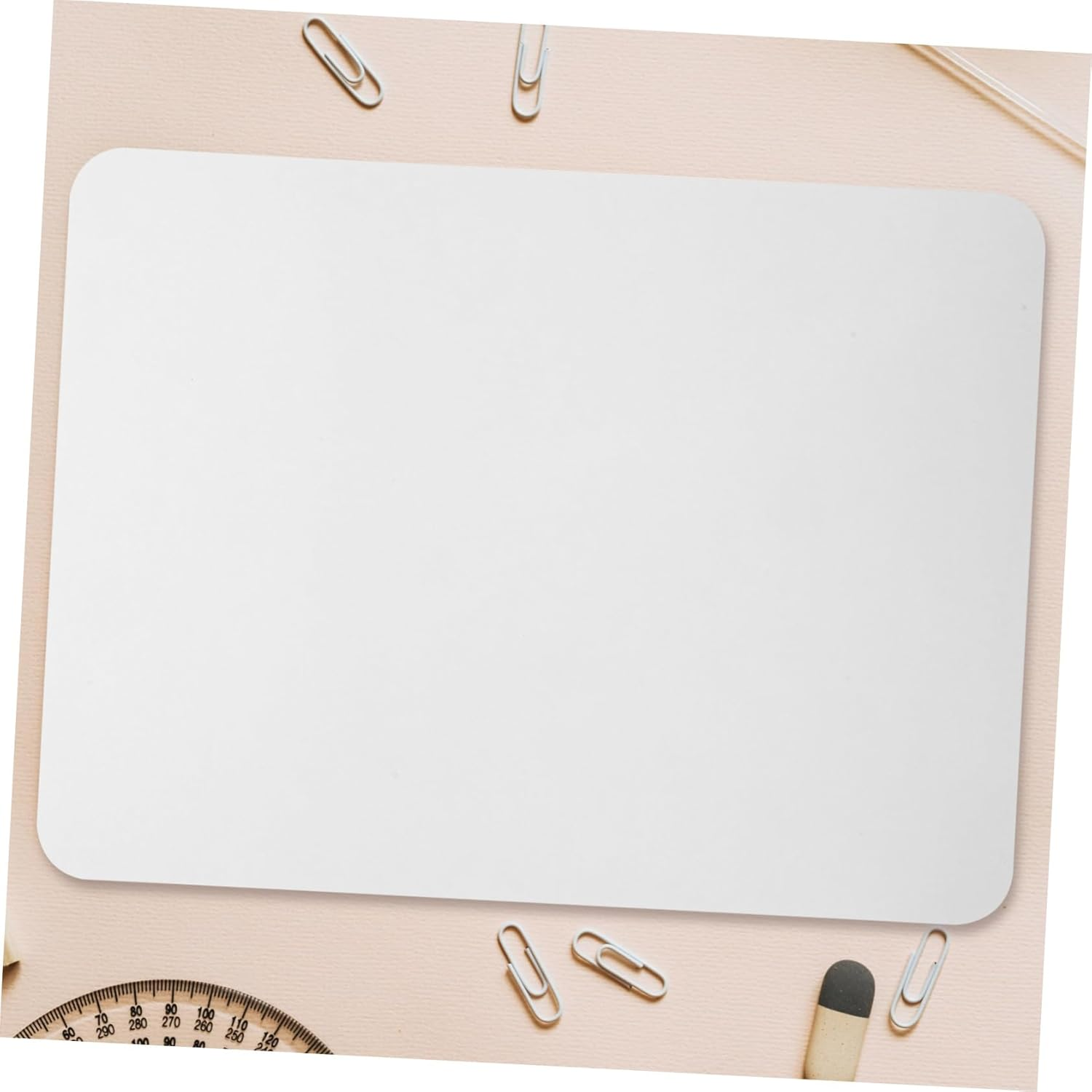 KICHOUSE 2Pcs Double Sided Whiteboard Tabletop Memo Board for Desk Erasable Writing Board for Home Office Classroom Kitchen Bedroom Use Includes image number 4