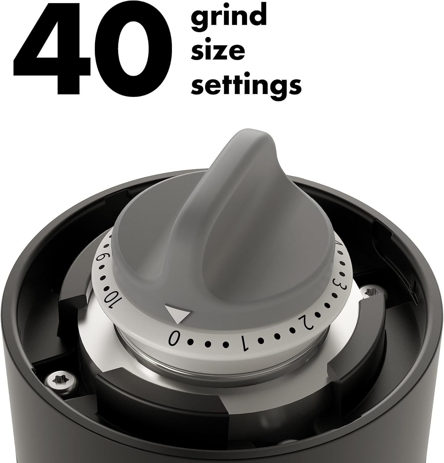 OXO Brew Manual Burr Coffee Grinder,Black image number 5