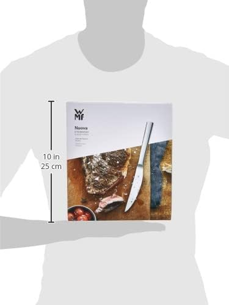 WMF Steak Knife Set 6-Piece Nuova Cromargan Stainless Steel Polished, Silver, 25 X 20.8 X 2.4 Cm image number 5
