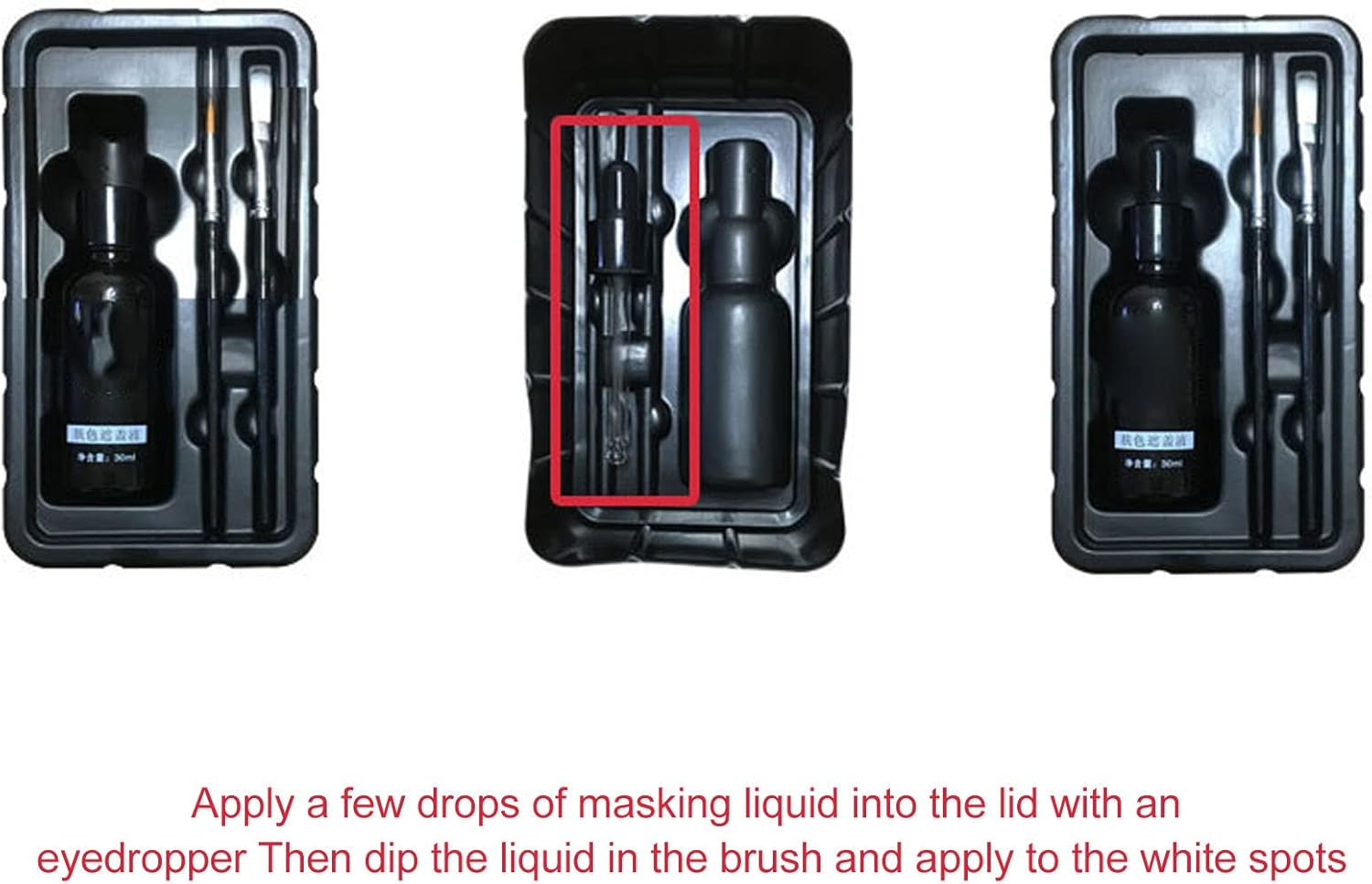 LIYJTK 30Ml Vitiligo Care Liquid, Waterproof Makeup Concealer for Face, Hands, Feet & Body, Covers White Spots, Long-Wearing, Easy Application image number 6