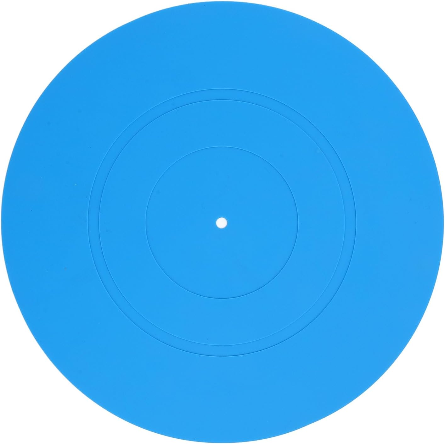 Turntable Platter Mat, Vinylrecord Rubber Turntable Slip Mat Vibration Reduction with Non Slip Slot, Universal Turntable Slipmat Pad for All LP Vinylrecord Players