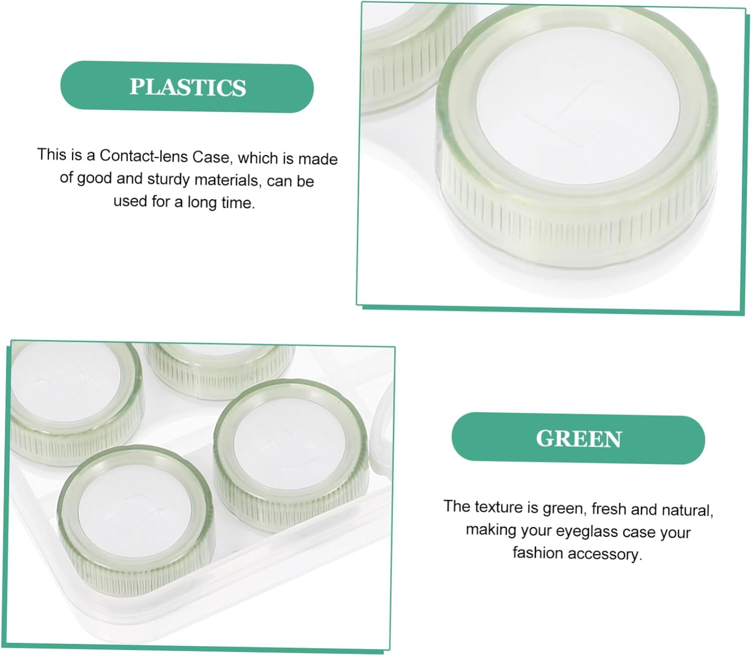 NULYLU Travel Holder Small Case for Lens Makeup Holder Practical Contact Organizer Packing Box image number 1