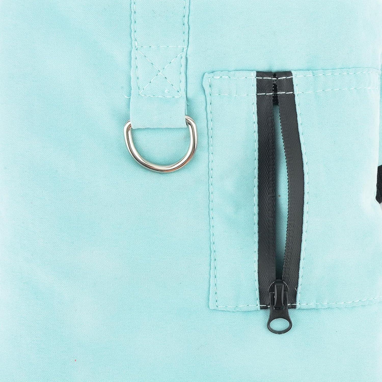 Zunea Dog Winter Coats for Small Dogs Soft Warm Fleece Lined Puppy Clothes with D-Ring Cold Weather Pet Girl Boy Apparel Windproof Coat with Zipper Pocket Chihuahua Yorkie Clothing Blue XL image number 2