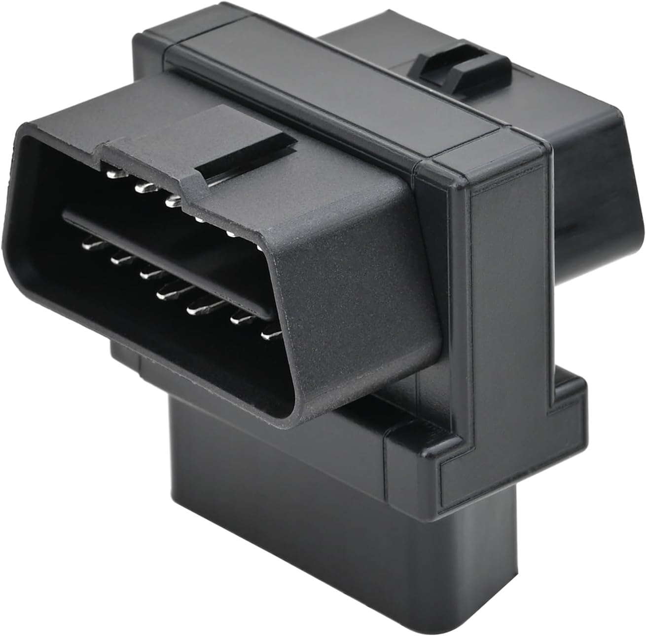 Ikkegol Pocket OBD2 Splitter Cable, OBD II Full 16 Pin 1 Male to Dual Female 1 to 2 T Split 2 Way Extension Converter Adapter for Diagnostic Extender (Bottom Widest)