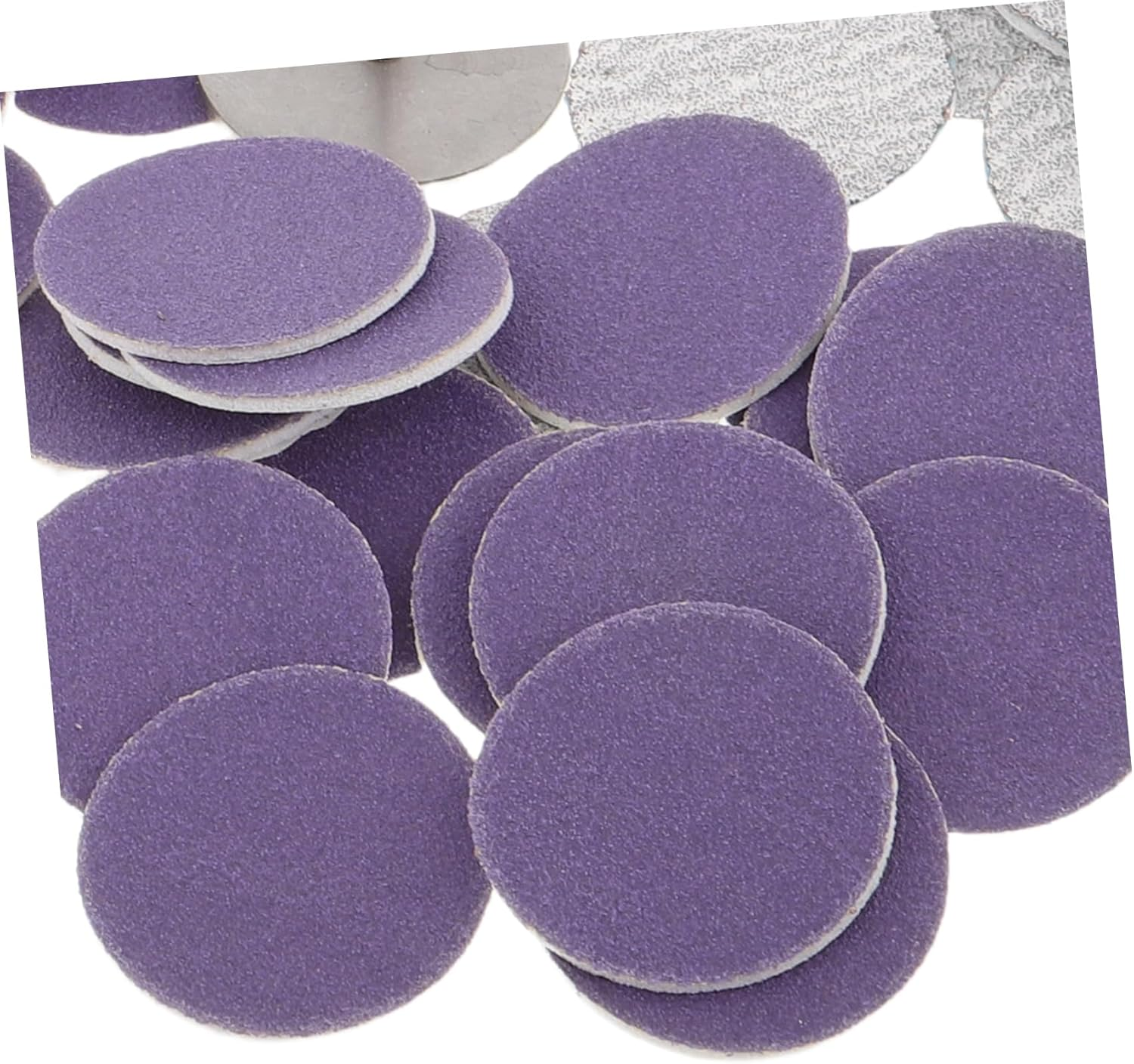 FOMIYES 60Pcs Pedicure Sanding Paper Discs Foot File Discs for Callus Removal Nail Drill Bits for Manicure and Pedicure Metal Sandpaper for Foot and Nail Care image number 6
