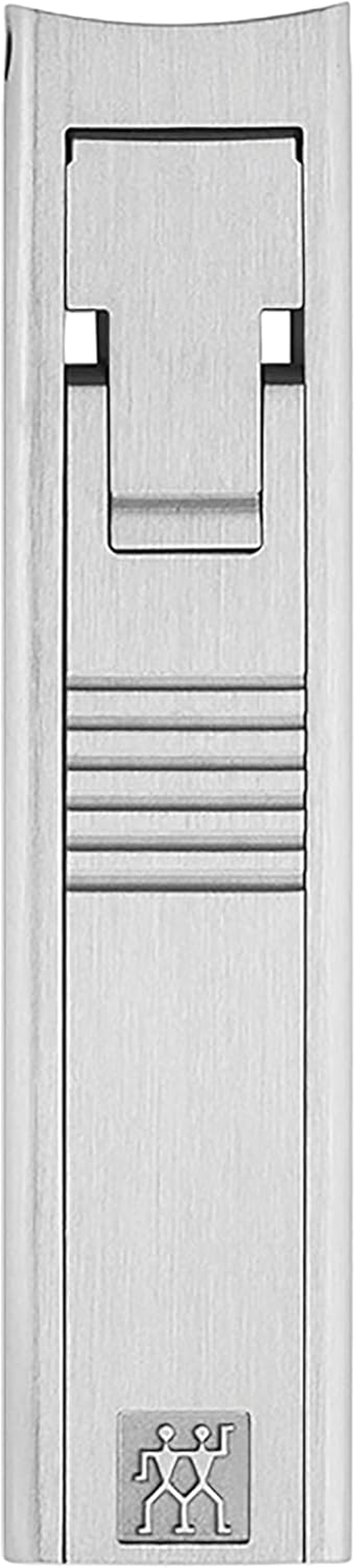 ZWILLING Manicure Pedicure Set 3-Piece Compact Nail Clippers Vegan Apple Leather Case Black image number 6