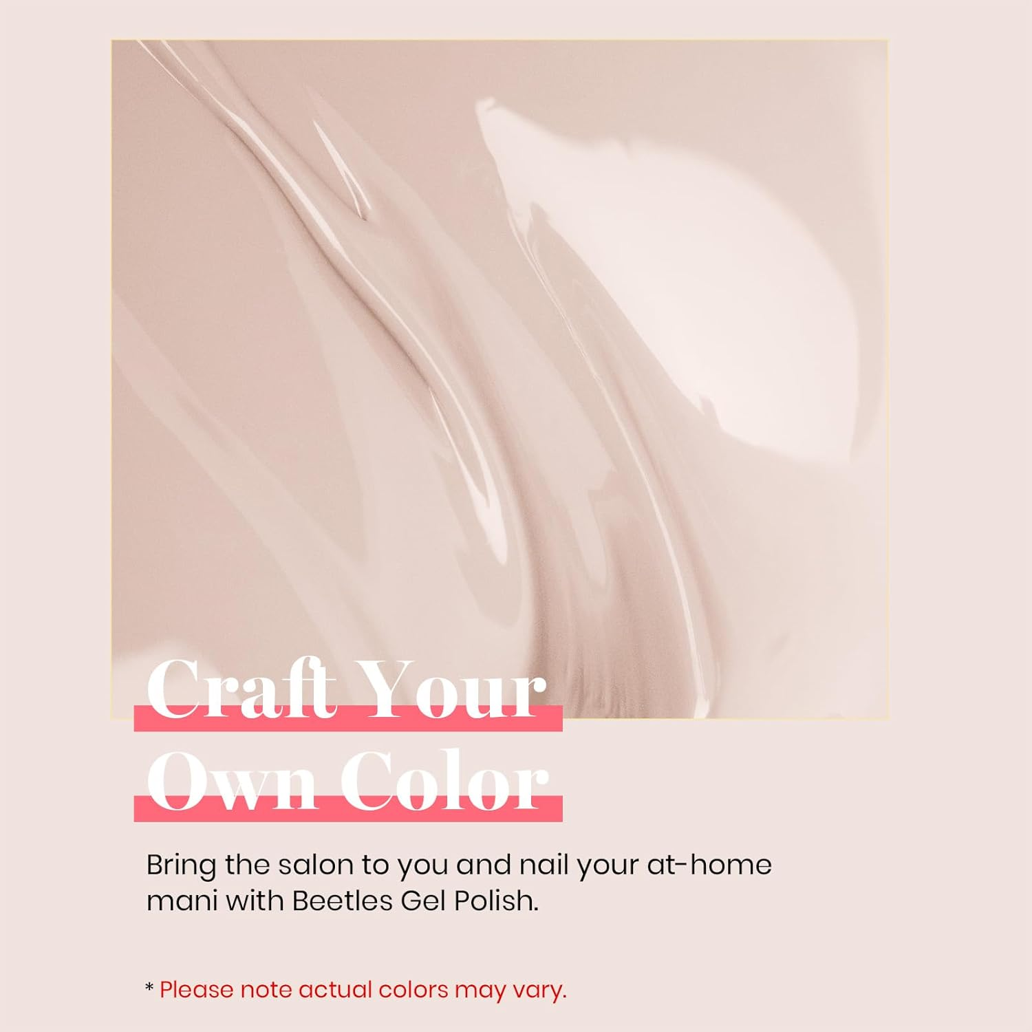 Beetles Gel Polish Gel Nail Polish, 1Pcs 15Ml Stone Beige Brown Color Gel Polish Soak off Gel Polish Uv LED Lamp Cured Nail Art Manicure Salon DIY Design Decoration at Home Women image number 1