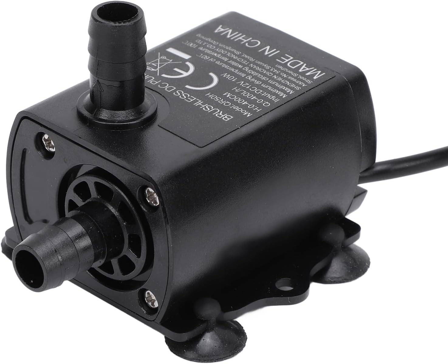 Yosoo Fountain Submersible Reliable Adjustable Small 12V 10W 0-400L/H for Aquarium image number 6