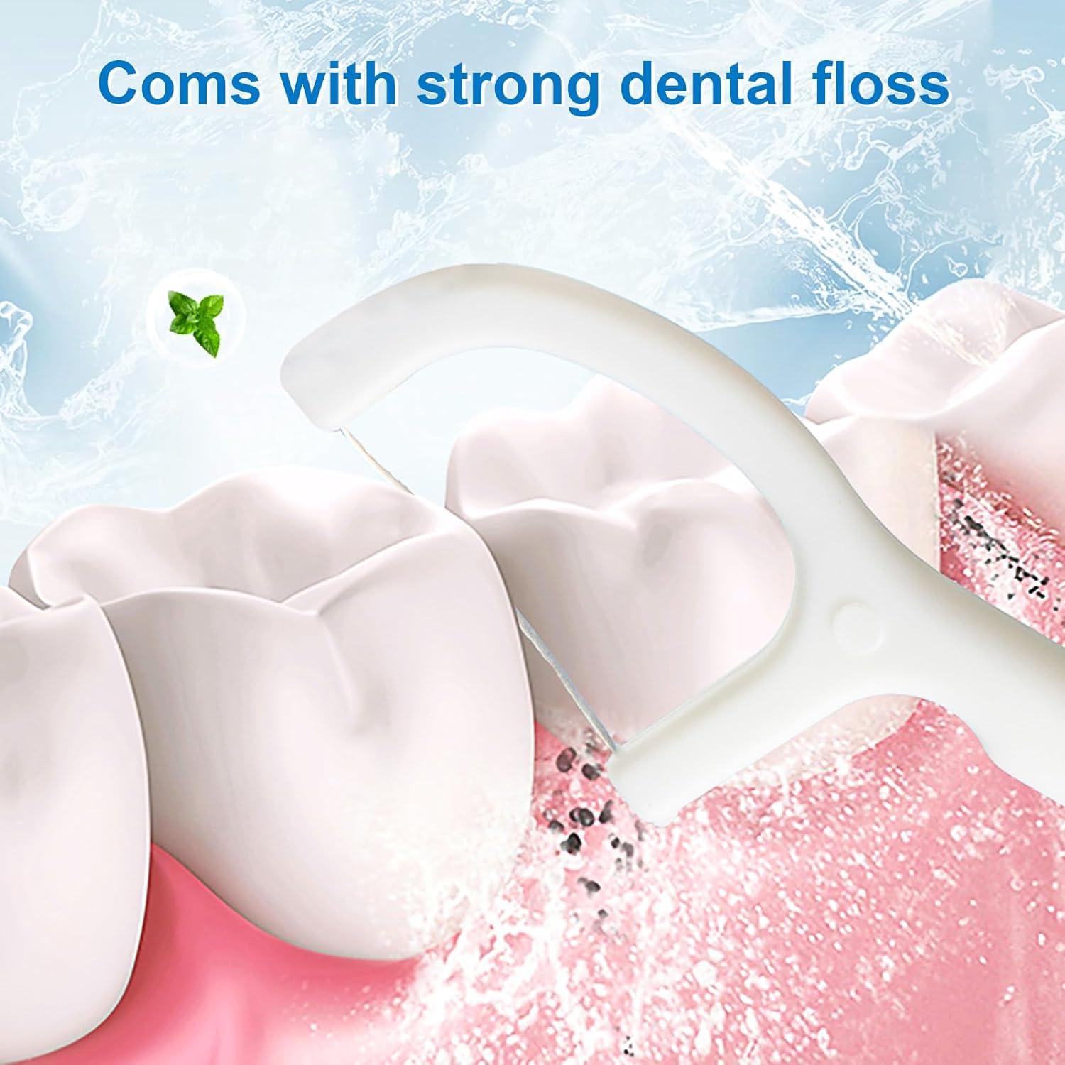 12PCS Prepasted Mini Disposable Toothbrush Set 5-In-1 Travel Toothbrush with Tongue Scraper Floss Pick Individually Wrapped, On-The-Go Toothbrush for Work Travel